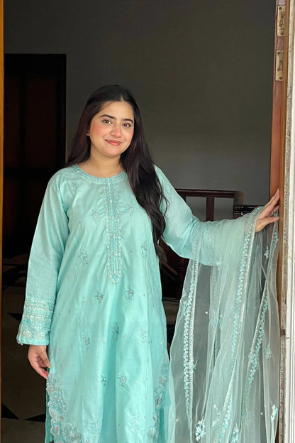 Wester 3Pc - Embroidered Premium Lawn Dress
