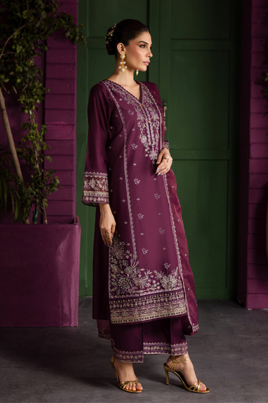 Envoye - 3Pc - Embroidered Premium Lawn Dress