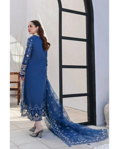 Blue Dhanak suit – back view